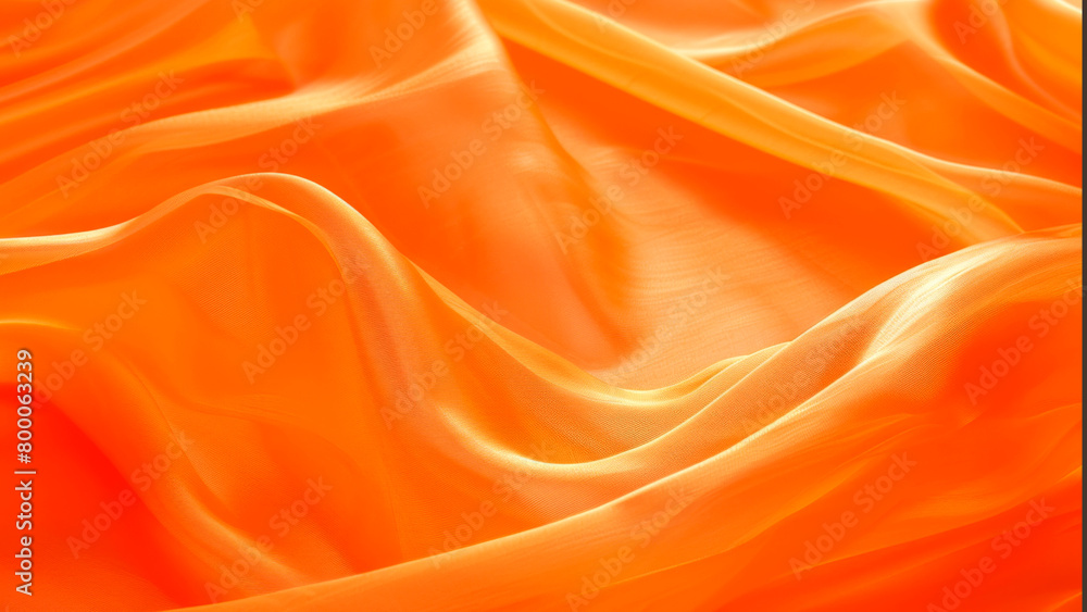 Vibrant Orange Silk Vibrant Orange Silk