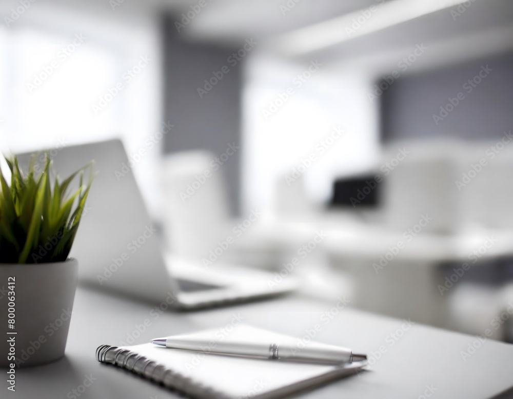 Blurred empty open space room. Abstract light bokeh at office interior background for design. Blurred empty open space room. Abstract light bokeh at office interior background for design.