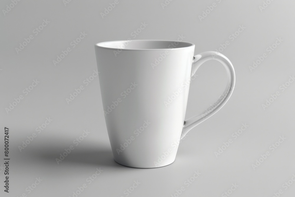 White Blank Mug Mockup in Photographic Scene created with Generative AI White Blank Mug Mockup in Photographic Scene created with Generative AI