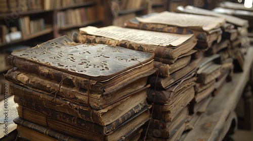 Timbuktu manuscripts, ancient Malian texts photo