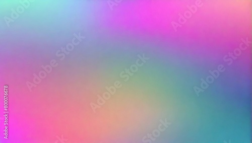 4K Beautiful color gradient background with noise. Abstract pastel holographic blurred grainy gradient banner background texture Colorful digital grain soft noise effect Nostalgia, vintage, retro
