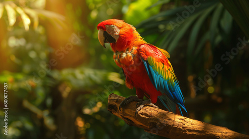 red and yellow macaw © Amir