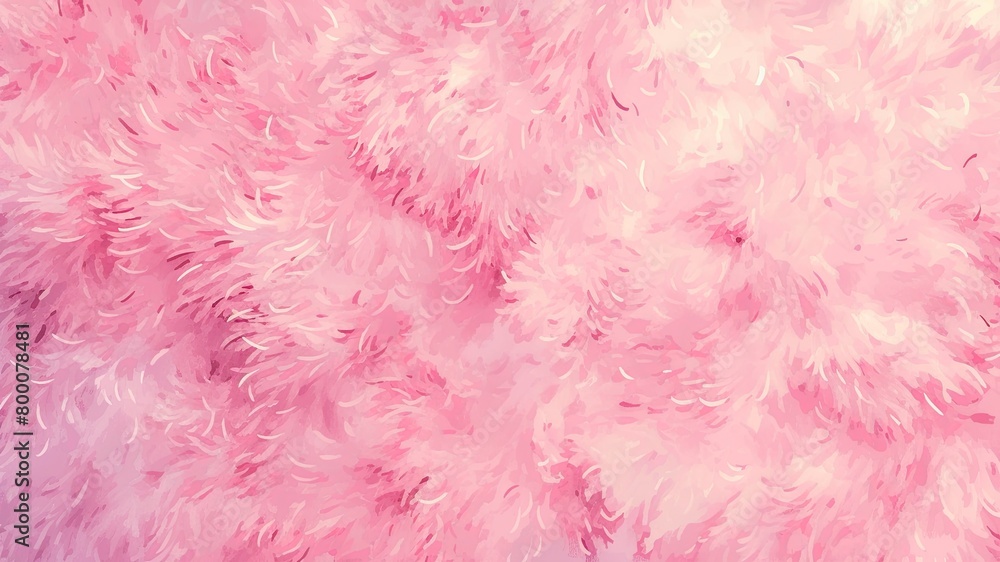 ピンクのフワフワ絨毯のテクスチャー