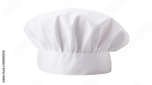 Chef hat cut out isolated on transparent background.