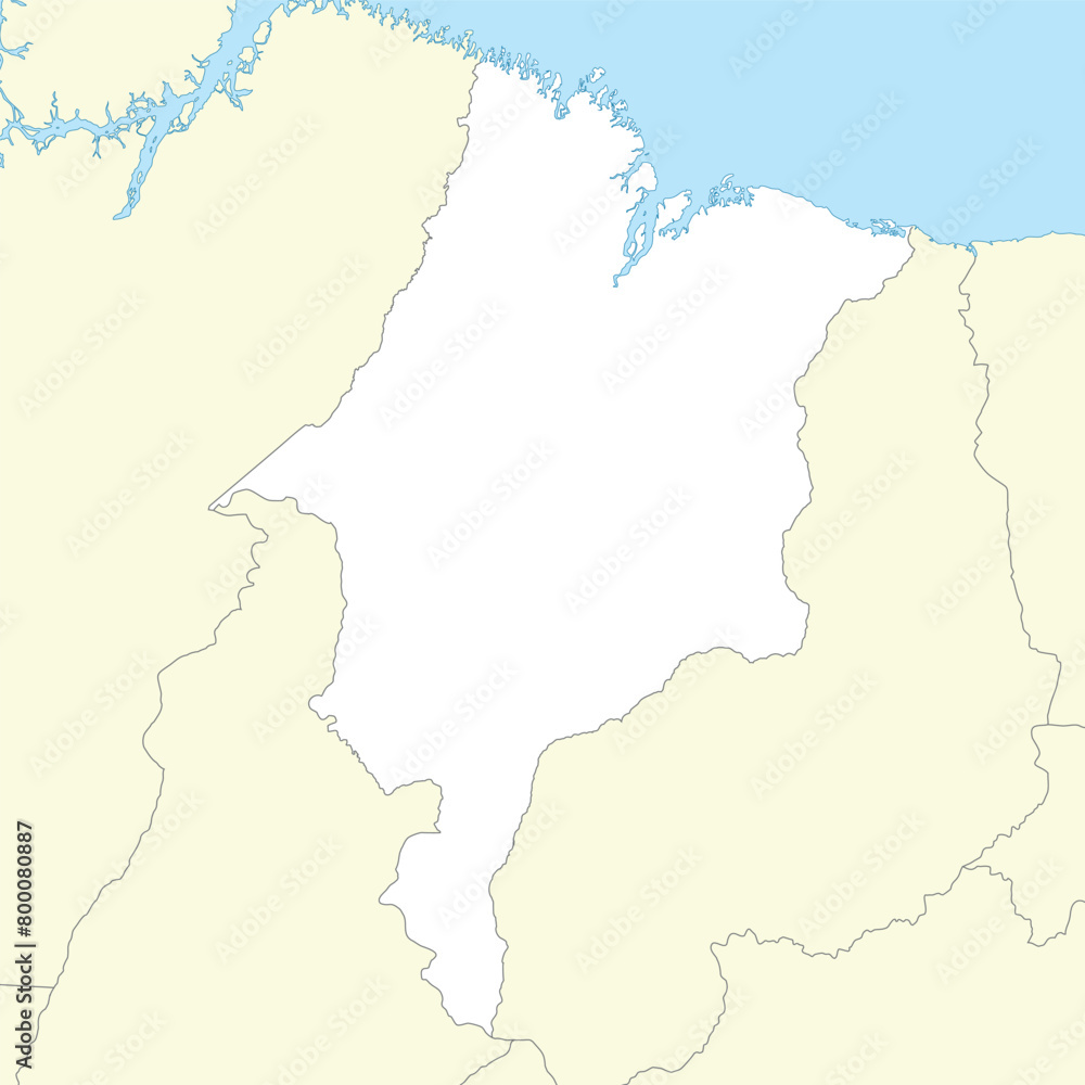 Location map of Maranhao is a state of Brazil