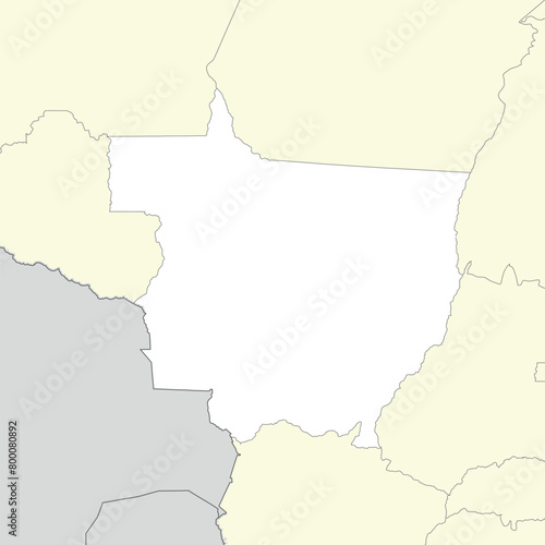 Location map of Mato Grosso is a state of Brazil