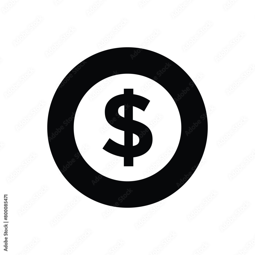 coin icon vector design template simple and clean coin icon vector design template simple and clean