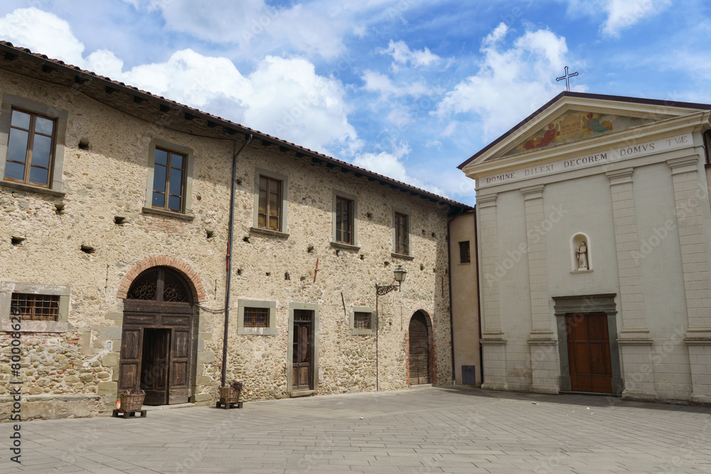 Filetto, historic town in Lunigiana, Tuscany