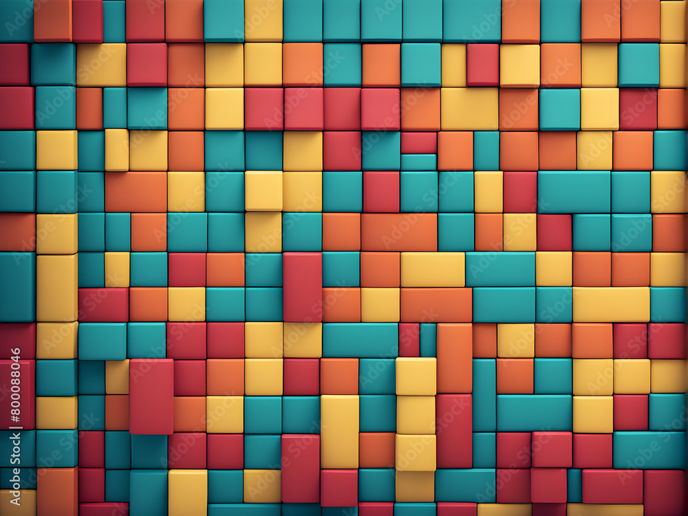An abstract background composed of colored rectangular blocks, leaving blank spaces for text, with a colorful background An abstract background composed of colored rectangular blocks, leaving blank spaces for text, with a colorful background