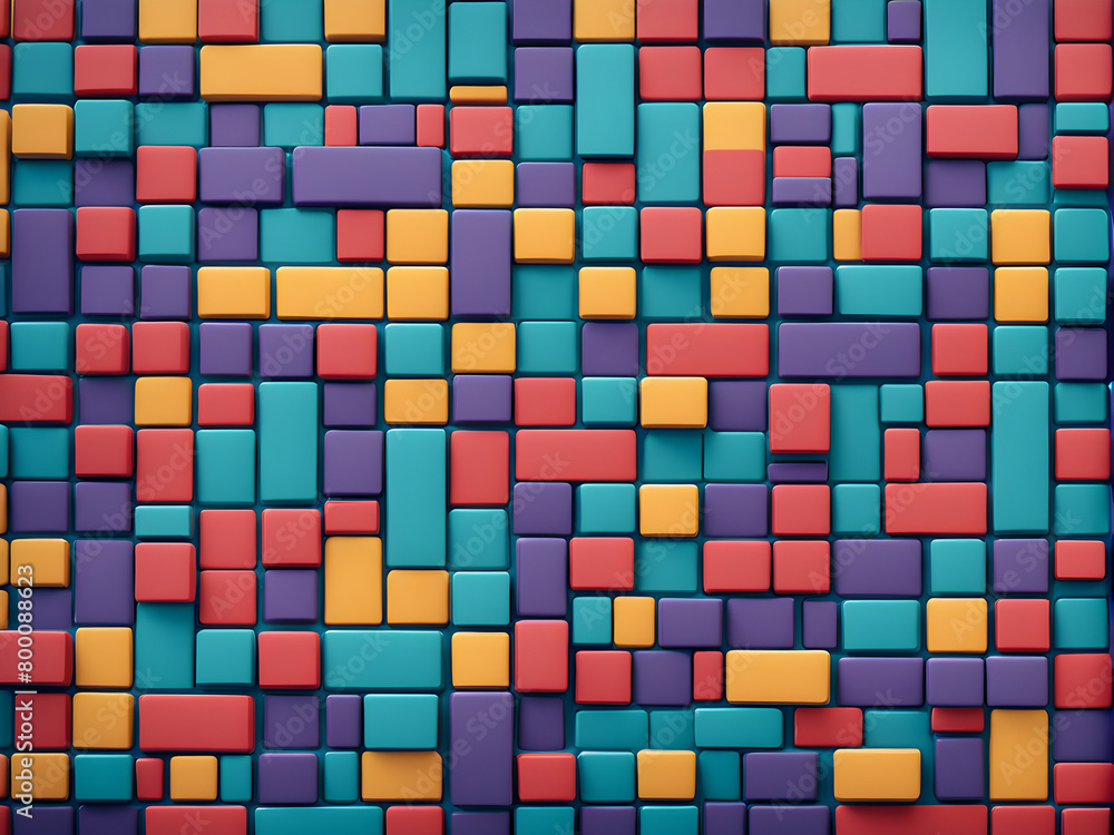 An abstract background composed of colored rectangular blocks, leaving blank spaces for text, with a colorful background An abstract background composed of colored rectangular blocks, leaving blank spaces for text, with a colorful background
