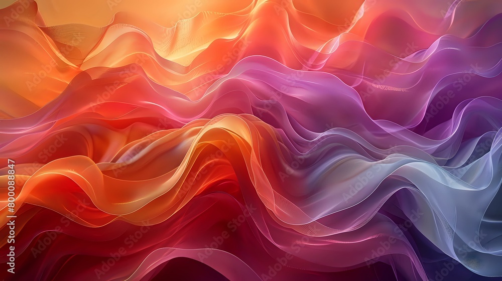 Soothing Harmony: Flowing Forms and Luminous Transitions Soothing Harmony: Flowing Forms and Luminous Transitions