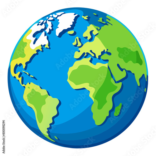 earth, icon, vector illustration