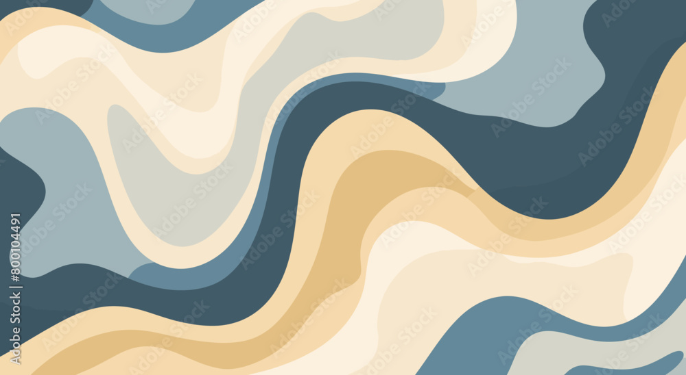 a blue and beige abstract background with wavy lines a blue and beige abstract background with wavy lines