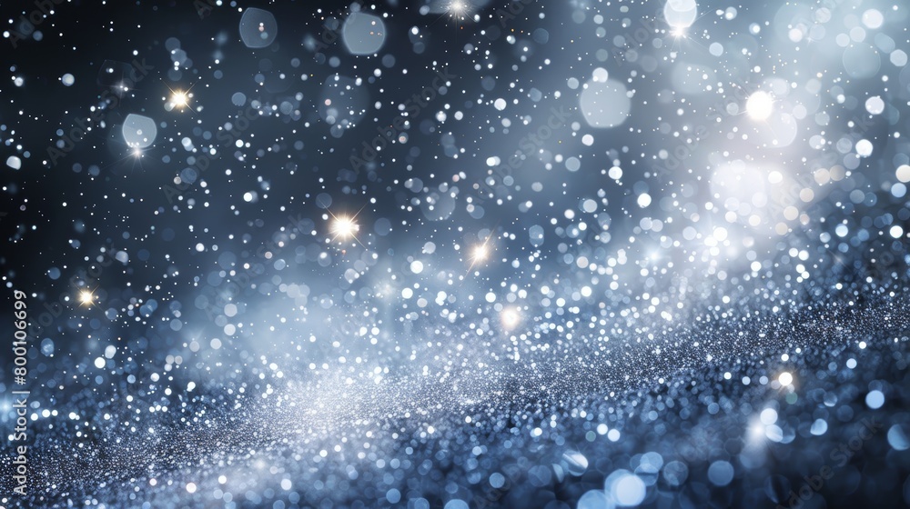 glittering particles and light beams for a magical backdrop, dark grey-blue background glittering particles and light beams for a magical backdrop, dark grey-blue background