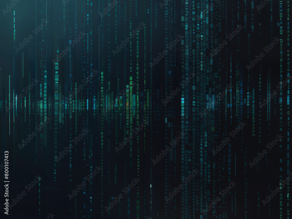 An abstract, futuristic digital background with falling lines of code, technology, data streams, and cyber networks in motion. An abstract, futuristic digital background with falling lines of code, technology, data streams, and cyber networks in motion.