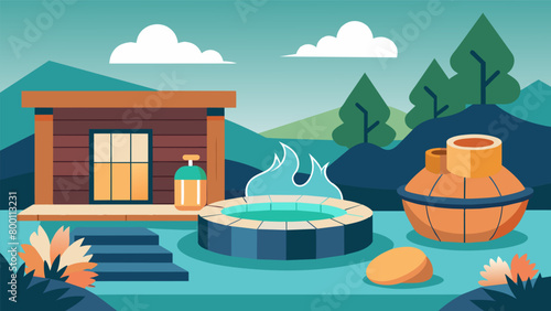 Guests can complete their holistic health experience with a cold plunge after their sauna session promoting circulation and boosting the bodys natural.