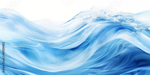blue wave banner  background with copy space  blue wallpaper 