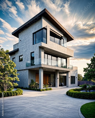 modern house exterior architecture design © Rezhwan