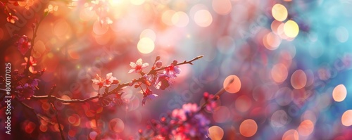 Wallpaper Mural Spring Equinox Day Japan Flower Viewing Festival Sakura Cherry Blossoms Bokeh De Focused Background Torontodigital.ca