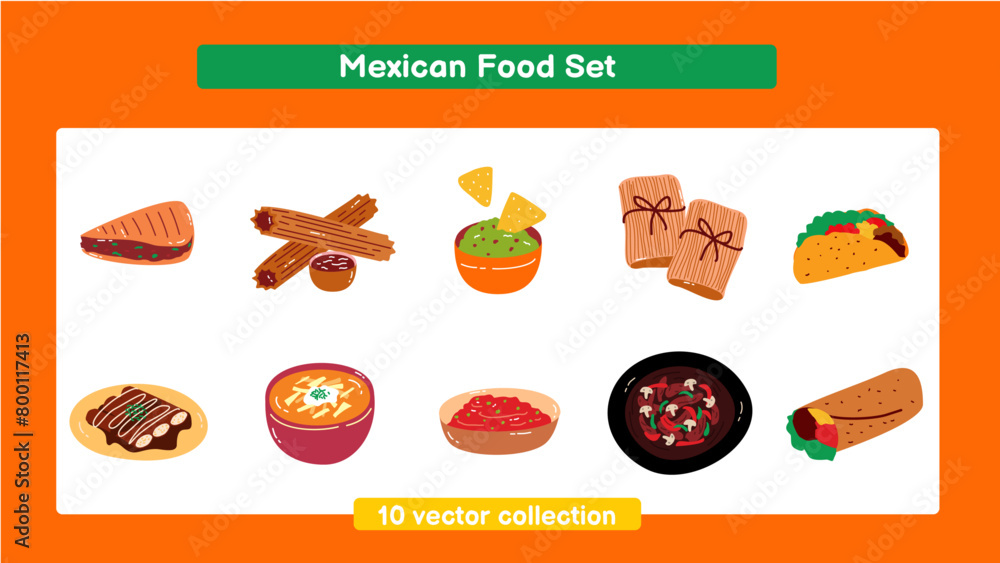 Mexican Food Set