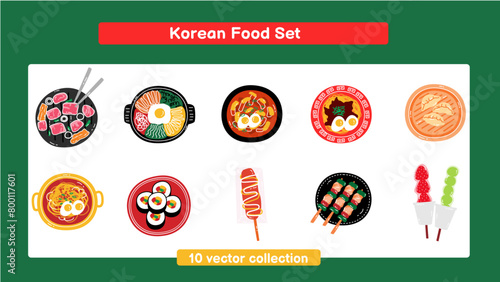 Korean Food Set