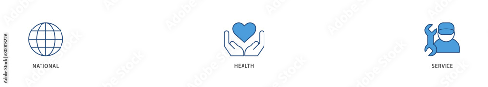 NHS icons set collection illustration of globe, hospital, health insurance, ambulance, patient, and medical apps icon live stroke and easy to edit NHS icons set collection illustration of globe, hospital, health insurance, ambulance, patient, and medical apps icon live stroke and easy to edit