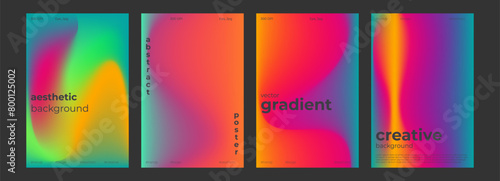 Y2k Trendy Aesthetic abstract gradient blue yellow color background with translucent blurred pattern. Retro faded social media poster, stories highlight templates for digital marketing for stories