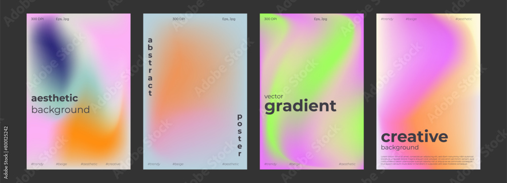 Y2k Trendy Aesthetic abstract vibrant gradient background with grain blurred pattern. Gentle soft light print for social media poster, stories highlight templates for digital marketing for stories