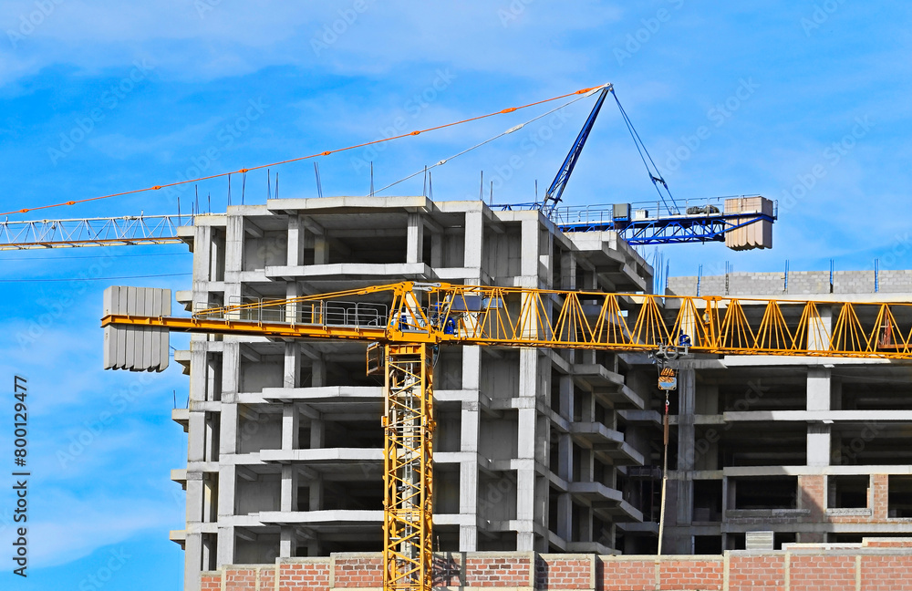 Building crane and construction Building crane and construction