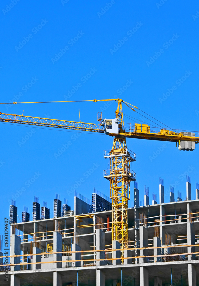 Construction site with formwork Construction site with formwork
