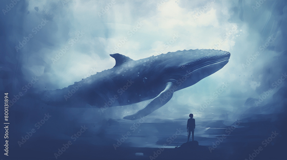 Old Testament, the prophet Jonah found salvation inside the belly of a whale amidst a raging storm, a testament to God's mercy and power over the ocean's depths.
