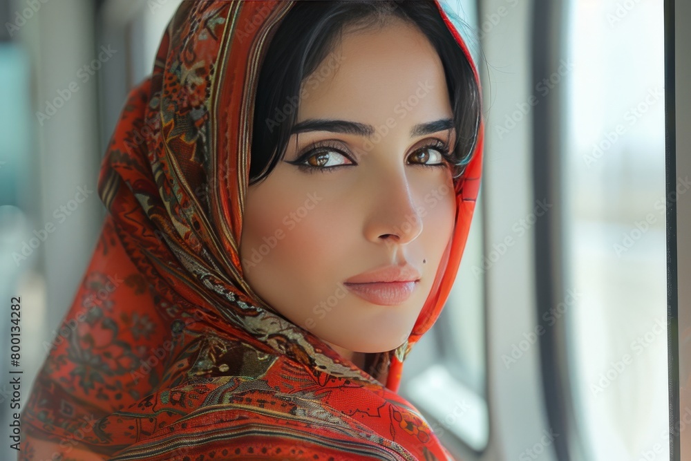 Close up portrait of a beautiful young Muslim woman Close up portrait of a beautiful young Muslim woman