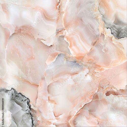 Subtle Elegance of Creamy Translucent Marble Texture