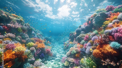 Underwater World: Dive into the underwater world, capturing marine life and coral reefs.