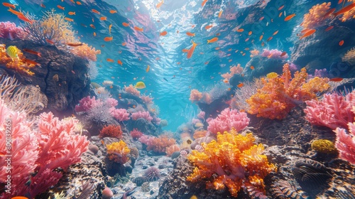 Underwater World: Dive into the underwater world, capturing marine life and coral reefs.