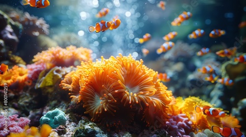 Underwater World: Dive into the underwater world, capturing marine life and coral reefs.