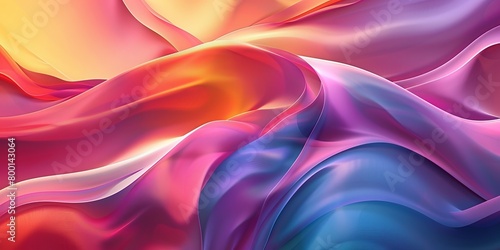 Abstract background with smooth shapes