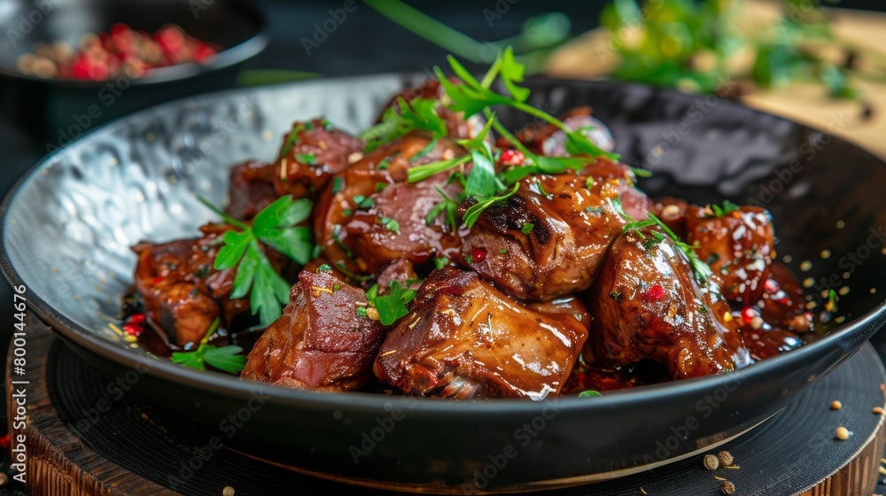 meat dish. meat dish.