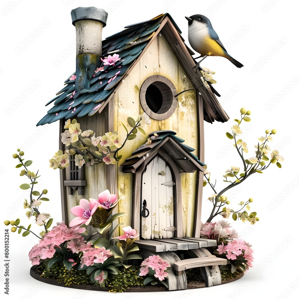 bird house on a tree beautiful plant bird house on a tree beautiful plant