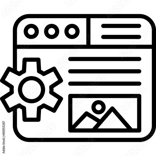 Content Management Icon