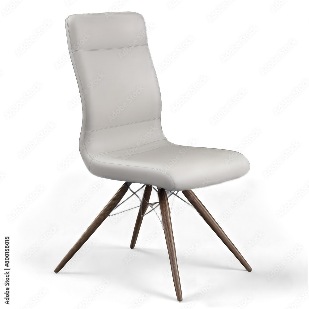White plastic chair isolated on transparent background. White plastic chair isolated on transparent background.