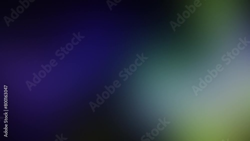 Color video background with flashes of light in blue, yellow and green colors for product presentation in social networks or web