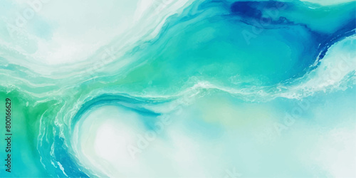 abstract soft blue and green abstract water color ocean wave texture background. Banner Graphic Resource as background for ocean wave and water wave abstract graphics 