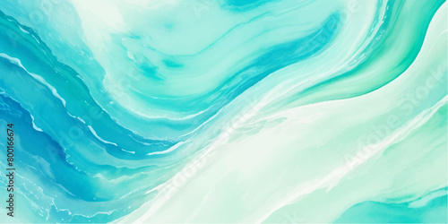Wallpaper Mural abstract soft blue and green abstract water color ocean wave texture background. Banner Graphic Resource as background for ocean wave and water wave abstract graphics	 Torontodigital.ca