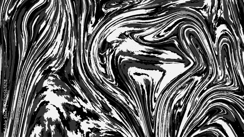 Obraz premium Marble texture wall surface black and white ink pattern graphic background.