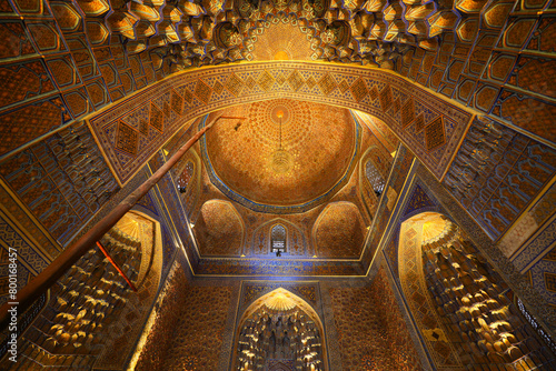 Canvas Print Gur-e-Amir or Amir Temur (Tamerlane) Mausoleum in Samarkand, Uzbekistan - Under