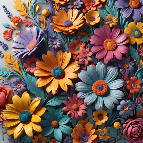 seamless floral background