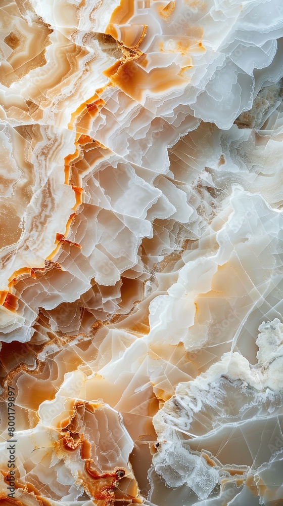 Subtle Elegance of Creamy Translucent Marble Texture