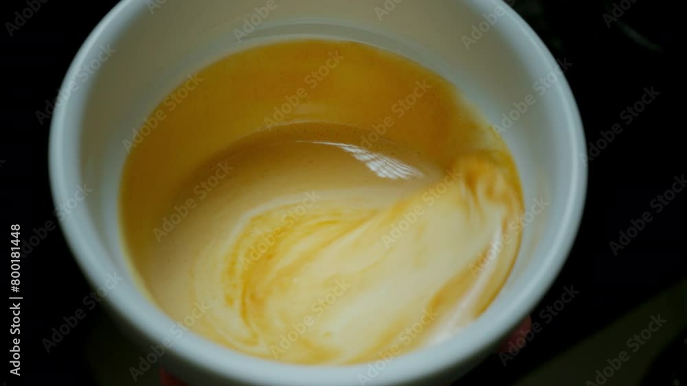 barista make coffee latte art with coffee espresso machine in coffee shop barista make coffee latte art with coffee espresso machine in coffee shop