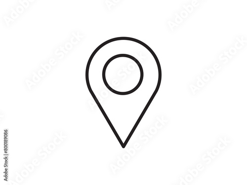 Free Download Within a flat-style depiction, a location marker distinguishes itself on an urban map, denoting a precise spot - GFXLoad